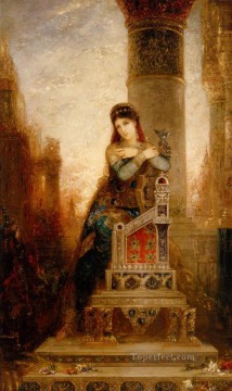 Desdemone Simbolismo mitológico bíblico Gustave Moreau Pinturas al óleo